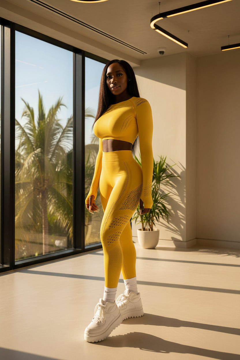 Valkyrie Seamless Set — Sculpting Yoga & Fitness Two-Piece